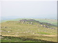 Approaching the ruins of Castell Carndochan