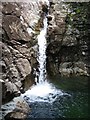 NG4929 : Upper waterfall on the Allt Daraich by John Allan