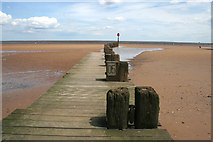 TA3009 : Groyne at Cleethorpes by Kate Jewell