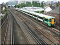 Railway north of East Croydon Station