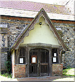 TR1760 : Church porch, Sturry, Kent by david mills