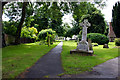 A footpath through the churchyard, Sturry, Kent