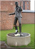 SJ3389 : Billy Fury Statue, Albert Dock, Liverpool by Humphrey Bolton