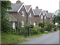 Row of Victorian cottages at Friston