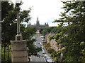 Fettes College, as seen from the end of Learmonth Avenue