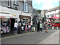 Padstow street scene in high summer