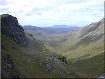 NH2886 : View looking down the Cadha Dearg by Nigel Brown