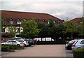 Car park at the Aztec Hotel.