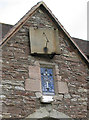 Sundial and stained glass features, All Saints Church