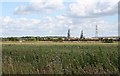 Freight train passing Rossington Main Colliery