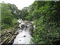 View downstream from the Ganllwyd footbridge