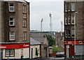 Tenements and floodlights