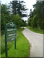 Road into the Forestry Commission Offices