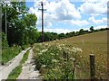 Track beside the Avon, Amesbury