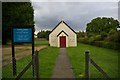 St Vincent de Paul RC Church, Fen Ditton, and church sign