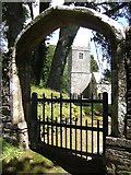 SX1662 : Unusual gate to Braddock church by Jonathan Billinger