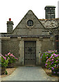 Courtyard door at Porth en Alls