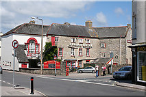 SY2998 : Axminster: George Hotel by Martin Bodman