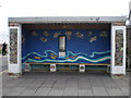 Colourful Bus Shelter.