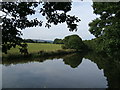 Looking towards Holcombe Hill from the weir at Burrs