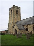 SE8782 : St John's Church, Allerston - Tower by Maigheach-gheal