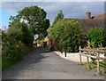 Lane behind Low Habberley Farm