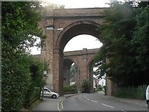 SZ0692 : Branksome: double viaduct by Chris Downer