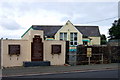 Dinas Cross war memorial and school