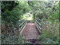 Footbridge over stream