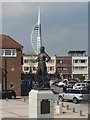 SZ6399 : Portsmouth: Lord Nelson statue by Chris Downer