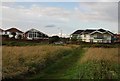 Typical seaside houses at Milford on Sea