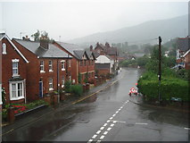 SO7845 : Court Road Malvern on a very wet day by Trevor Rickard
