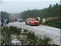 NH6777 : Rally cars at Strathrory by Steven Brown