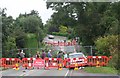 July 2007 Floods - Disintegrated B4084, Cropthorne