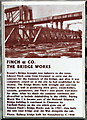 Finch & Co. The Bridge Works plaque