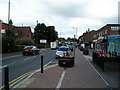 Stockport Road, Timperley, from near the Library