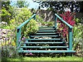 Garden Steps in Summer