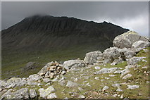 NY2405 : Cairn on Crinkle Crags by Philip Halling