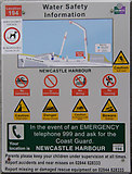 J3829 : Water Safety Information Sign by Terry Stewart