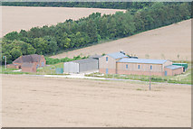 SU1730 : Farm buildings on Rangers Lodge Farm by Toby
