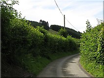 SO2465 : Road to Cascob by Richard Webb