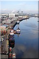 The Tees looking from the transporter bridge