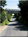 TG2339 : Railway bridge across New Road by Evelyn Simak