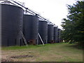 Grain silos at Morden Grange Farm