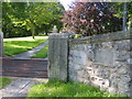 Burton Hall farm sign