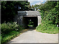 Disused railway bridge south of Briston