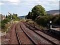 Railway Line from Insch Station Looking East