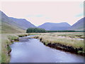 NO3073 : The South Esk, Glen Clova. by Gwen and James Anderson