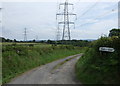 Lane to Pengelli Uchaf Farm