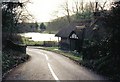 Milton Abbas: lodge and lake